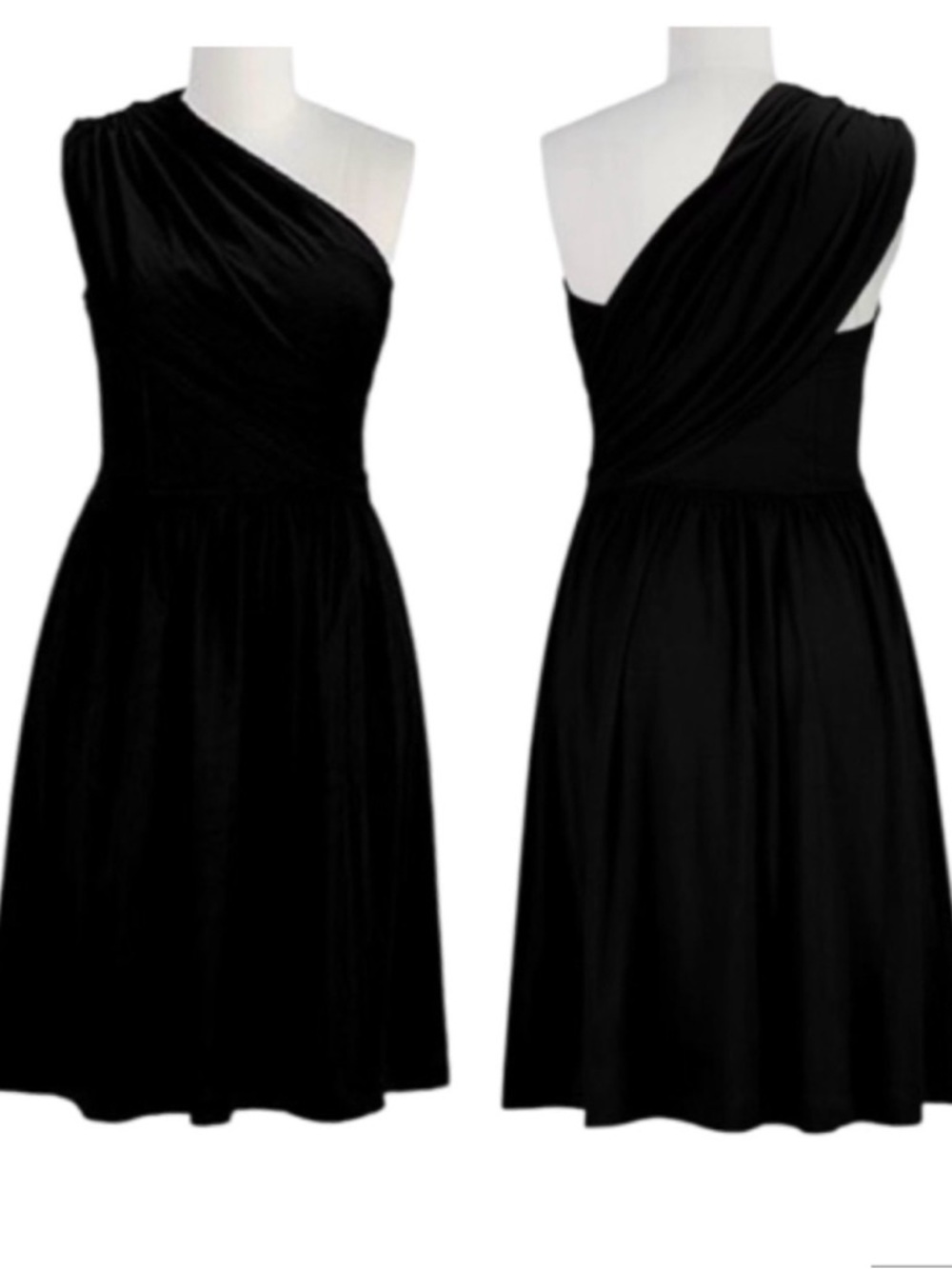 New Eshakti Draped Fit & Flare Dress XS 0